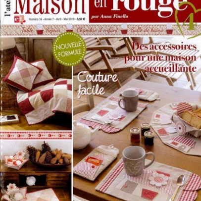 Livre « L’ATELIER du FIL – Maison en Rouge »