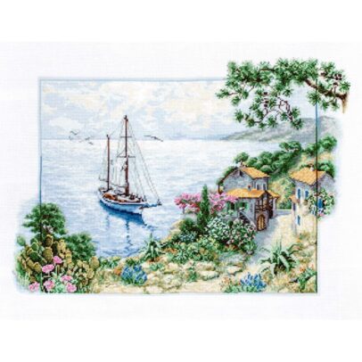Kit ¨Points Comptés « Paysage mer »