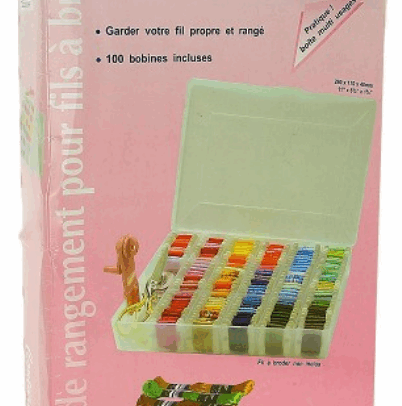 Organisateur de fils à broder L