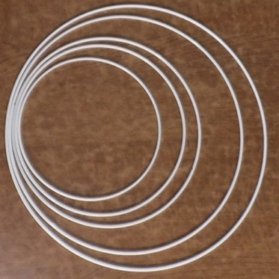 Cercle nu epoxy blanc