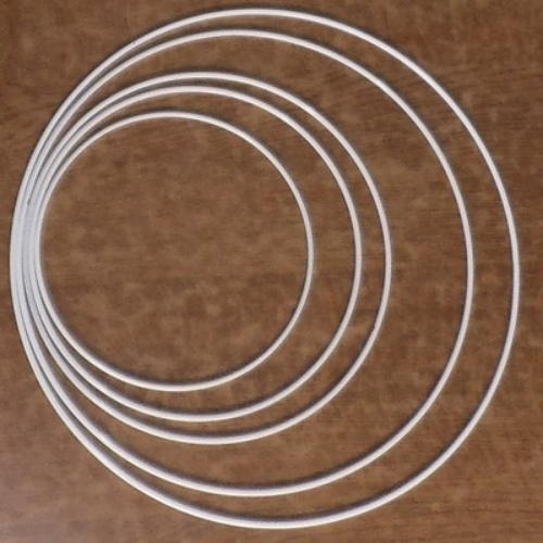 Cercle nu epoxy blanc