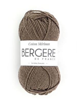 Coton Mérinos Chataigne