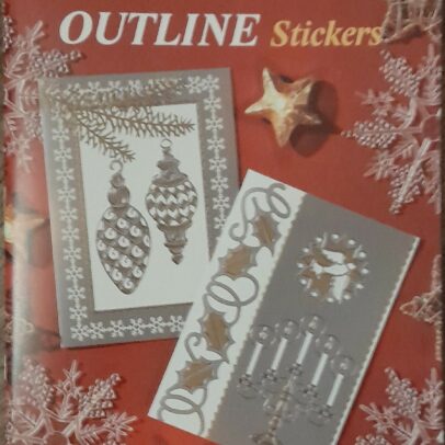 Livret Christmas with Outline Stickers