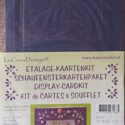 Kit Cartes à soufflet Bleu