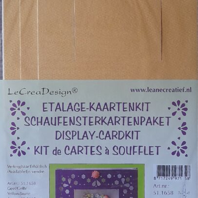 Kit Cartes à Soufflet Turquoise