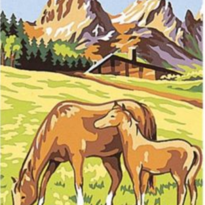 Kit Canevas « Chevaux »