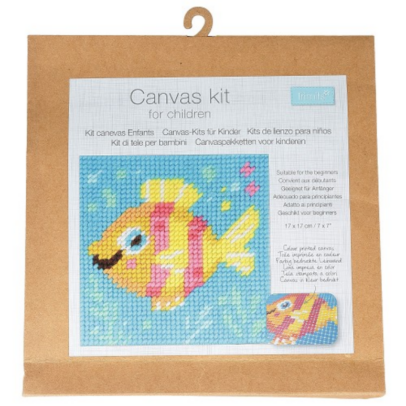 Kit Canevas pour enfant  » Poisson « 