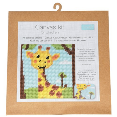 Kit Canevas pour Enfant  » Girafe « 